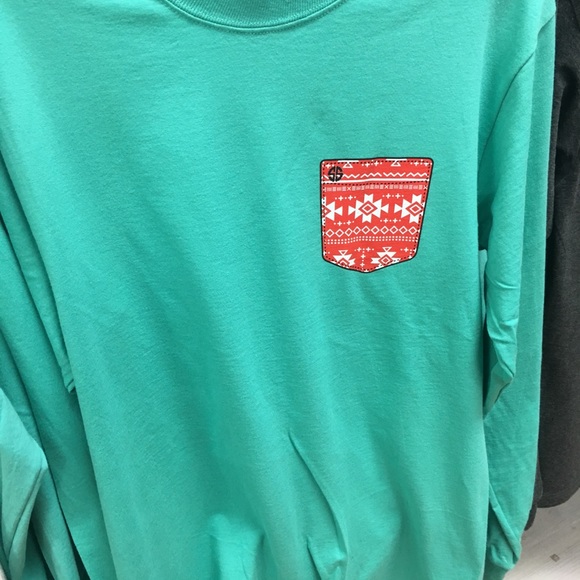 Christmas Long Sleeve Simply Southern Tee - Picture 4 of 4
